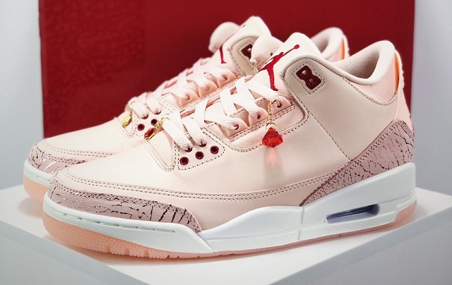 Women Air Jordan 3 Valentines Day - Click Image to Close